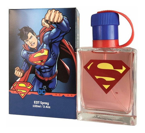 Imagen 4 de 4 de Perfume Superman 100ml Para Niño