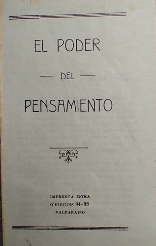 El Poder Del Pensamiento, Annie Besant (extractos)