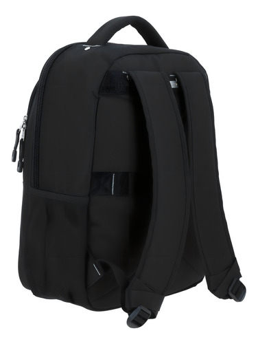 Mochila Grande Chenson Pro Ejecutiva Heri Portalaptop Color Gris Oscuro Diseño De La Tela Liso