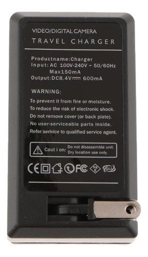 Cargador De Batería Usb Para Panasonic Lumix Dmc-fz7 Fz18