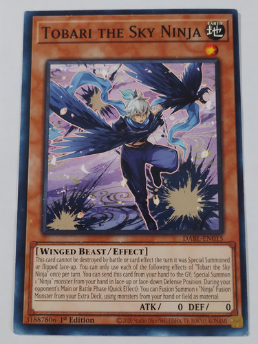 Tobari The Sky Ninja Dabl Yugioh! Tercia 