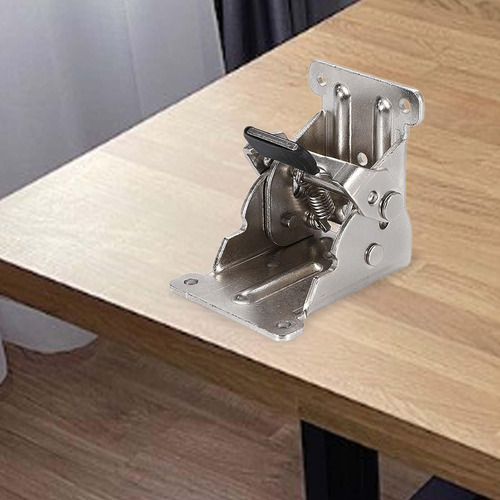 Bisagra Autoblocante Patas De Mesa Plegables 0 A 90 Plata