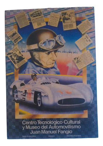 Poster J M Fangio - Museo Fangio - Original- 70s (Usado)