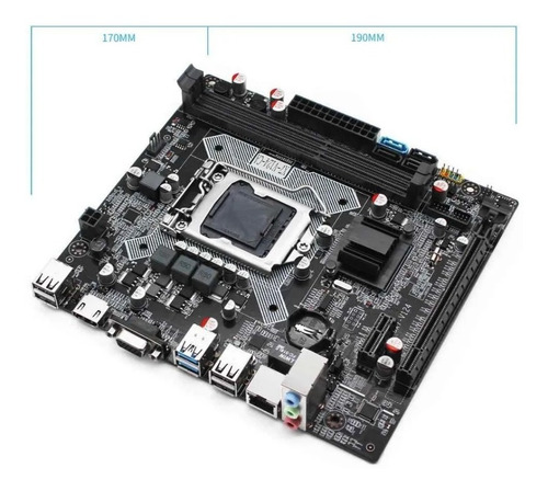 Imagem 5 de 6 de Kit Processador I5 3570 + Placa Mãe H61 + 8gb Ddr3 Promoção