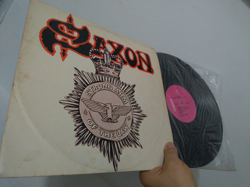 Lp Vinil Disco Saxon Strong Of The Law Ótimo Conservado Leia (Usado)