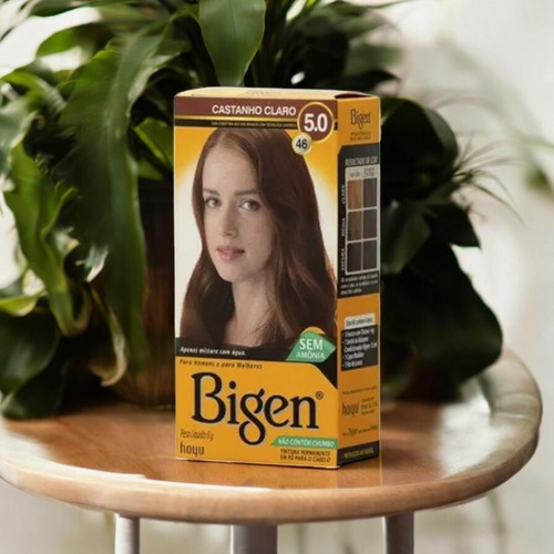 Tintura Coloração Bigen 5.0 Castanho Claro