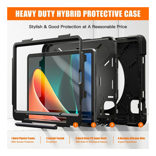 Capa Para Tablet Genty Para Mi Pad 5/mi Pad 5 Pro 11 Preta