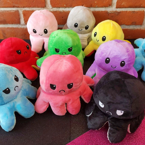 Peluche Pulpos Reversibles