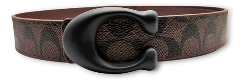 Cinturón Coach Unisex Hombre Mujer Sculpted C