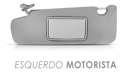 Quebra Sol Logan Sandero 07 08 09 10 11 Duster 12 A 15 Cinza