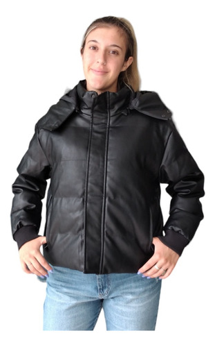 Campera Puffer Mujer Importada Premium Brillante