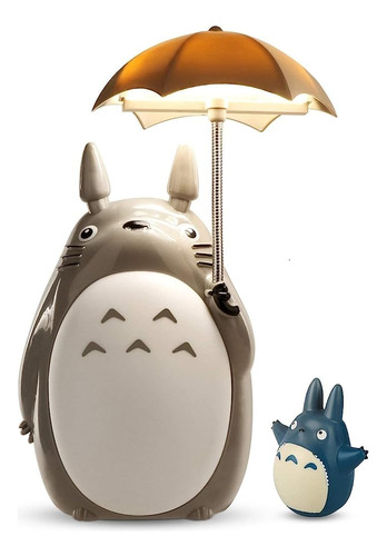 ~? Batvox Totoro Paraguas Led Luz De Noche Personaje Del Niñ