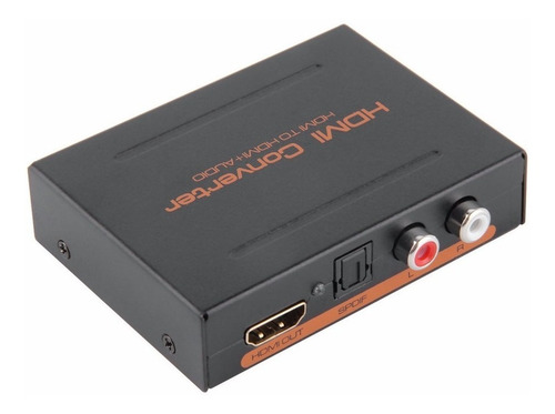 Imagen 3 de 8 de Conversor Extractor De Audio Hdmi A Optico Rca Hdmi 1080p