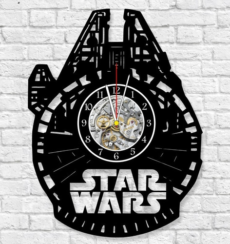 Reloj Corte Laser 0548 Star Wars El Halcon Milenario