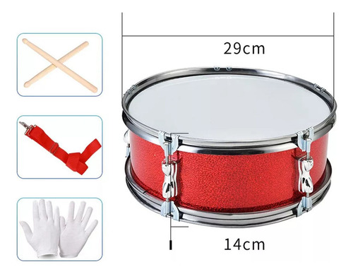 Instrumentos Musicales De Tambor De 11 Portátiles Con