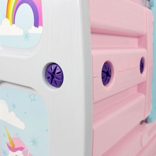 Casinha De Brinquedo Infantil Unicórnio Bel Cor Colorida