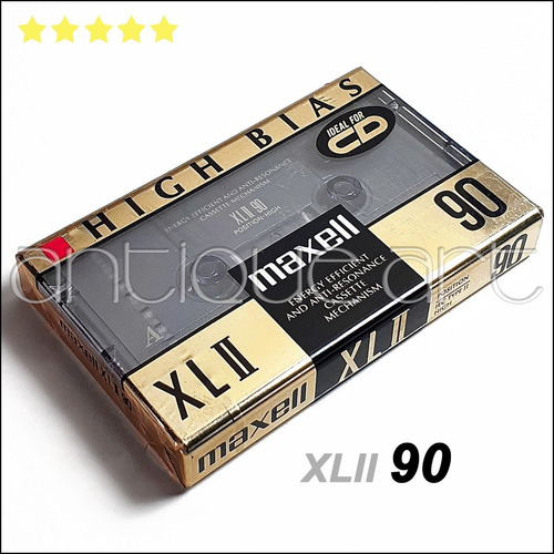 A64 Cassette Cromo Maxell Xlii 90 De Audio Ideal Cd Sellado