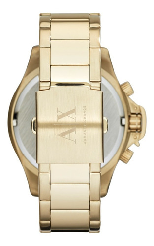 Reloj Hombre Armani Exchange Wellworn Acero Color de la correa Dorado