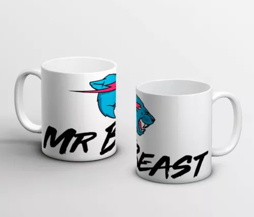 Taza Mr Beast Calidad Fotografica Regalo Ceramica Aaa