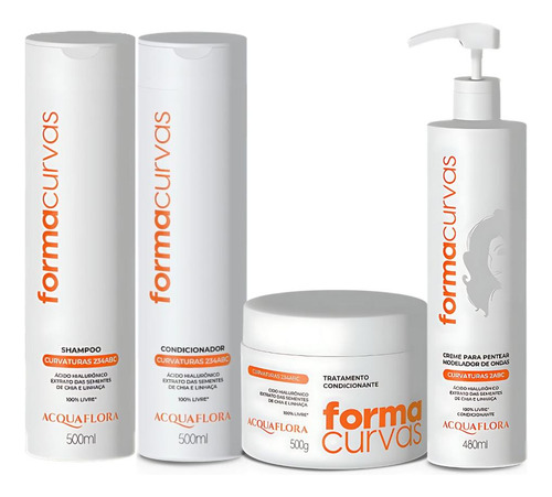 Kit Acquaflora Forma Curvas Com 4 2abc