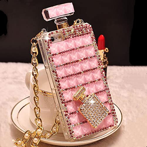 Hficy Bling Sparkle Diamond Perfume Bottle Case With R9br3