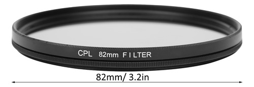 Polarizador De Cámara De 82 Mm Para Lente De Cámara Réflex D