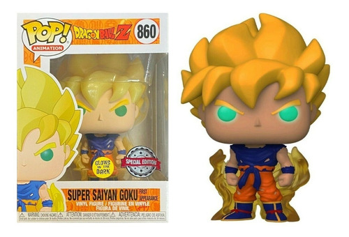 Funko Pop - Super Saiyan Goku - N° 860 - Brilla - Dragon Bal