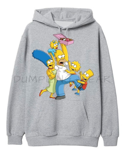 Buzo Canguro Los Simpson Familia Homero Marge Bart Lisa