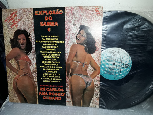Lp Conjunto Explosão Do Samba Explosão Do Samba Vol.6 