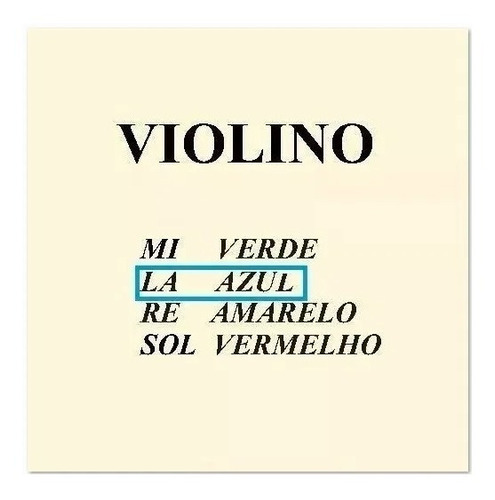 Corda Avulsa Violino Lá ( 2º ) Mauro Calixto 4/4