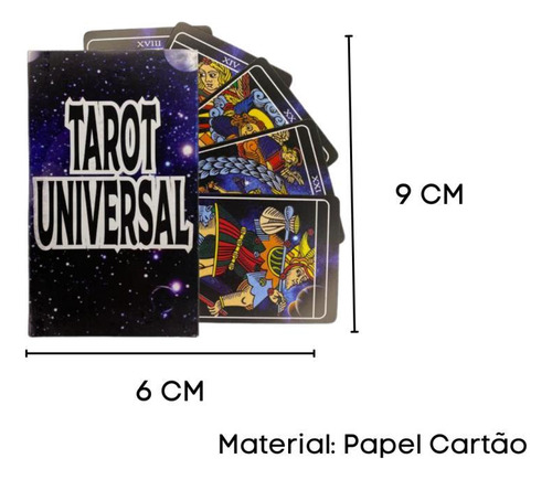 Kit 3 Baralhos Tarô Bruxa Universal Grande- O Modelo