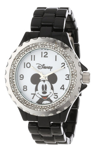 Reloj Mujer Disney W000501 Cuarzo 41mm Pulso Negro