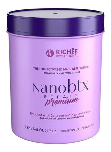  Bótox Richée Nanobtx Repair Premium Restauración 1kg