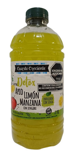 Agua Saborizada Jugo Detox Manzana Limon Apio Sin Tacc 1 Lt