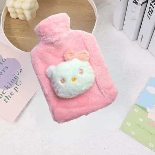 Bolsa De Agua Caliente 1l Diseño Hello Kity Cólicos Dolores Rosa