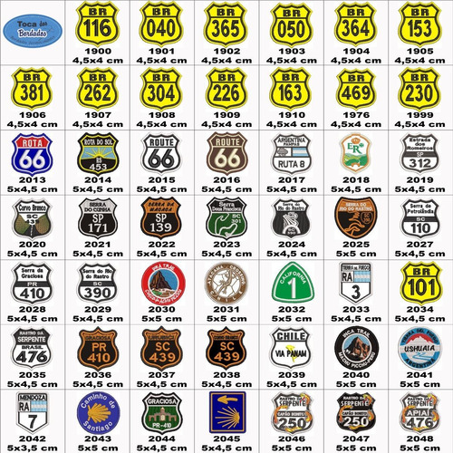 Kit C/ 15 Pçs Patch Bordado Motociclista Motorcycles Moto