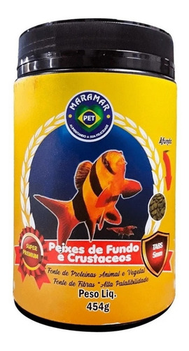 Ração Maramar Peixes De Fundo & Crustáceos 454g