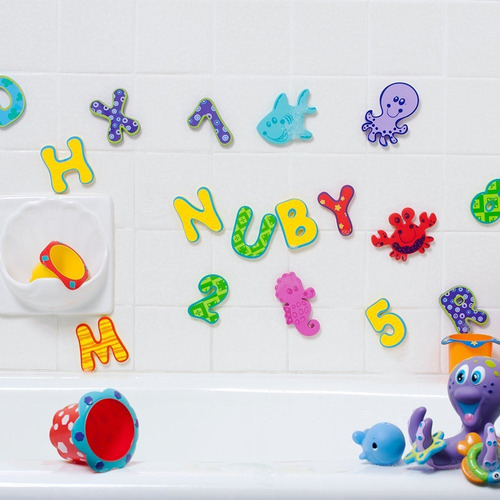 Nuby - Juego De 36 Piezas Para Bañera ¿