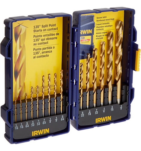 Irwin Tools 4935607 Juego De Brocas De Acero De Alta Velocid