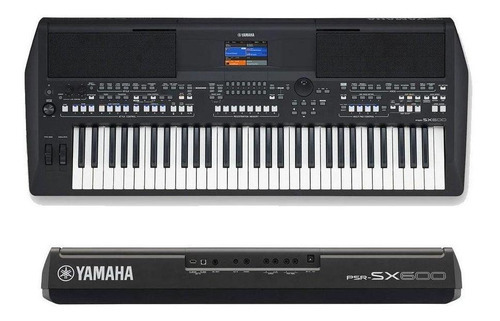 Teclado arreglador Yamaha PSR-SX600, 61 teclas, negro, 110 V/220 V