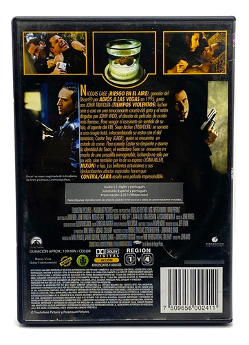 Dvd Contracara ( Face/off) Película 1997 (Usado)
