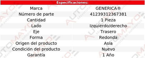 1 Base Amortiguador Izq/der Tra Altea Seat 2004-2012