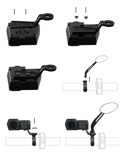 Cargador Usb Modificado Para Motocicleta Qc 3.0 Puerto Usb .