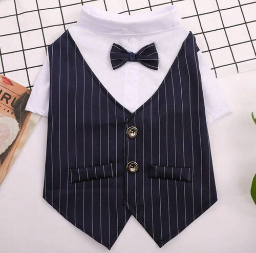 Smoking Traje Ropa Para Perros Mascotas - Los Michis Locos Xs
