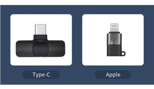 Imagen 4 de 5 de Micrófono Inalámbrico Lavalier Para Teléfono Tipo C / iPhone
