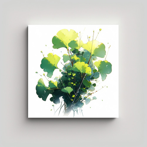 50x50cm Lienzo Alta Calidad Estilo A Aspen Tree In Green Col