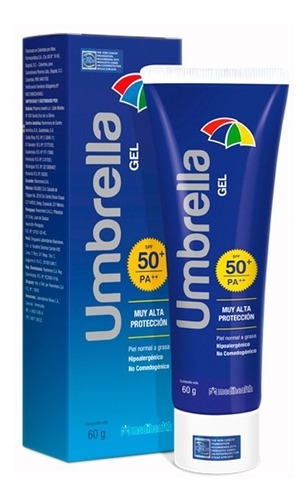 Bloqueador Solar Umbrella Gel X 60g. - - Ml A $1584