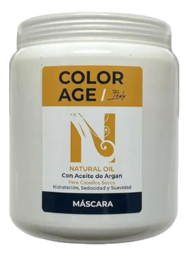 Mascara Natural Oil X100ml Color Age