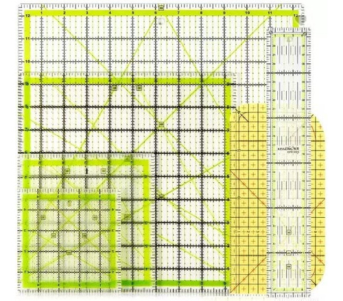 Regla Acolchado  Acrilico Tela Transparente Para Cortar 6