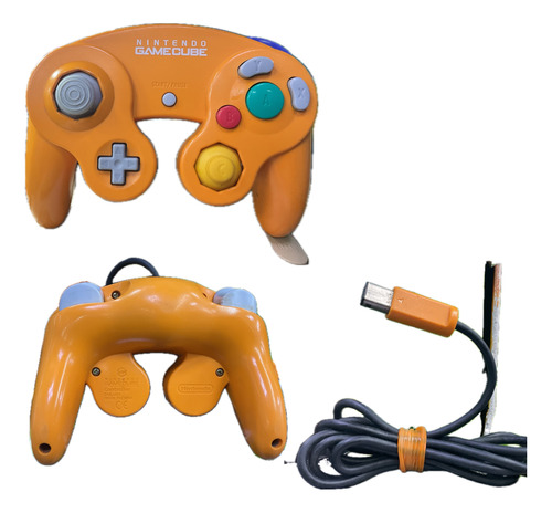 Control Nintendo Gamecube Naranja Original Garantizado (Reacondicionado)
